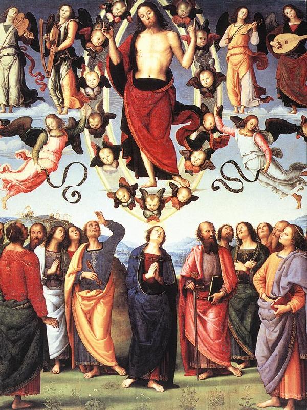 PERUGINO, Pietro The Ascension of Christ af France oil painting art